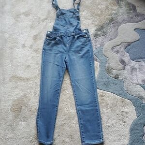 Cat & Jack Super Stretch Light Blue Denim Jean Overalls